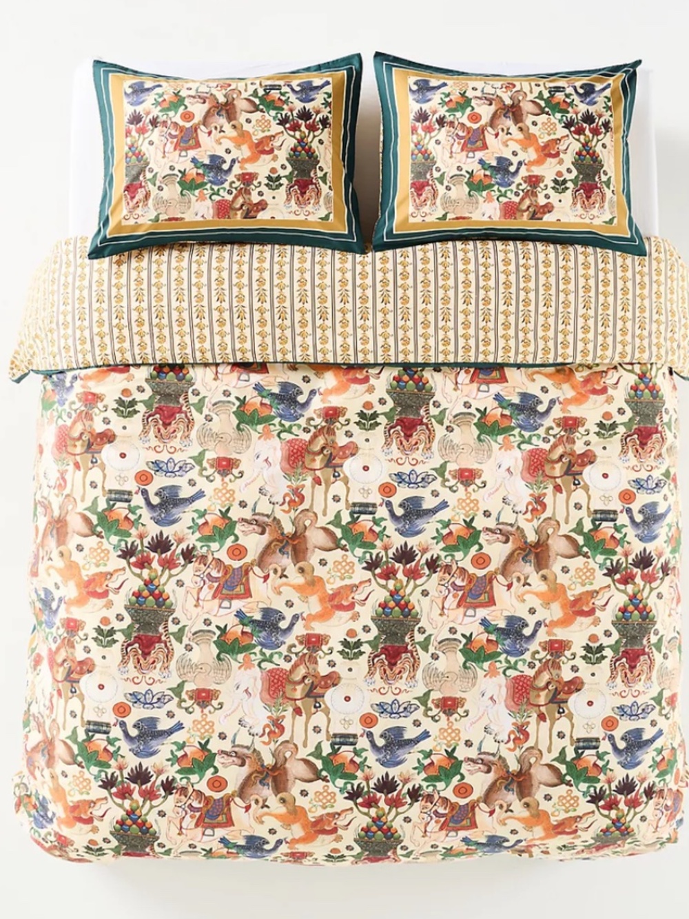 Anthropologie Mind The Gap Incantation Queen Duvet 5 Piece Set